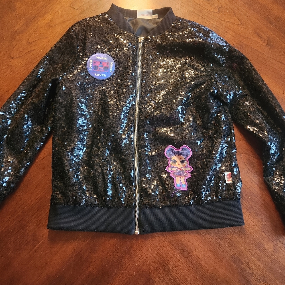 Girls LOL sequin jacket